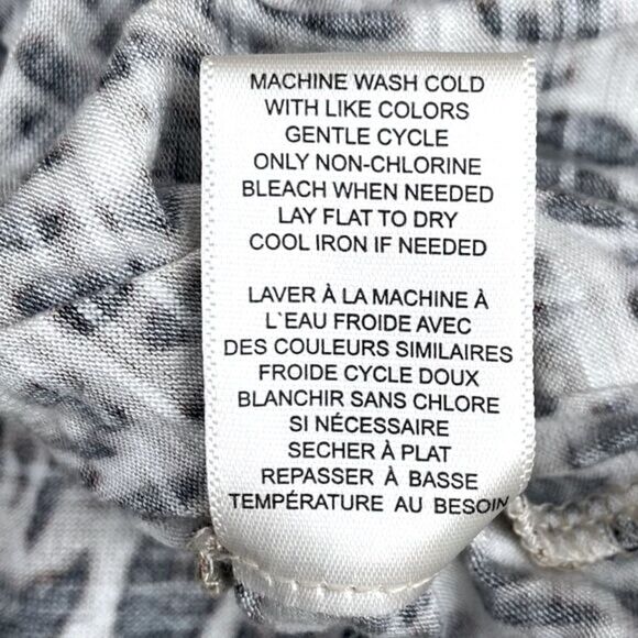 NWT New Love Fire Leopard Print Tiered Swing Tank Top Large Animal Print Jungle - Picture 8 of 8